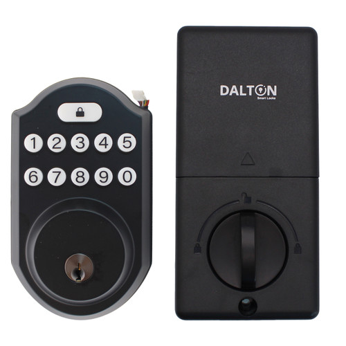Dalton Z06 Smart Lock - Budget-Friendly Deadbolt with PIN Code & Key Access, Auto-Lock, Anti-Peep PIN, Vacation Mode, Durable Aluminum Alloy, Easy Installation, 1-Year Electronic Warranty - Black