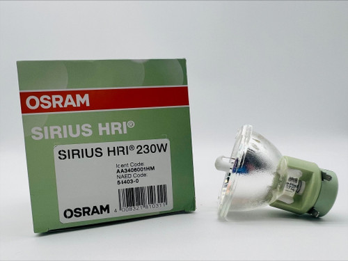 Osram Sirius HRI 230W Moving Head Lamp for the FINE ART FINE SHARPY-230 Osram Sirius HRI 230W Moving Head Lamp for the FINE ART FINE SHARPY-230