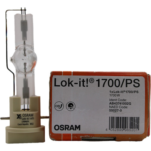 Osram Lok-it 1700W/PS Metal Halide Lamp for the PR Lighting PR-2880 Video