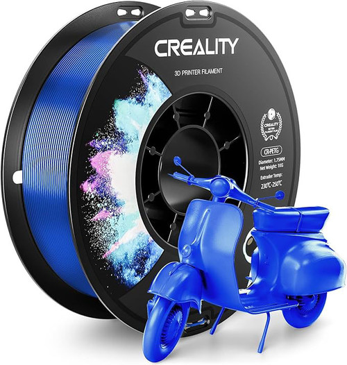 Creality Blue PETG Filament 1.75mm - High-Speed 3D Printer Filament for K1 Max, 30-600mm/s Printing, 1kg/2.2lbs Spool, Hyper PETG with Dimensional Accuracy +/- 0.03mm