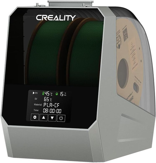 Creality Space Pi Filament Dryer Plus – Dual Spool, 360° PTC Heating, LCD Touch, Fast Settings for 12 Filament Types