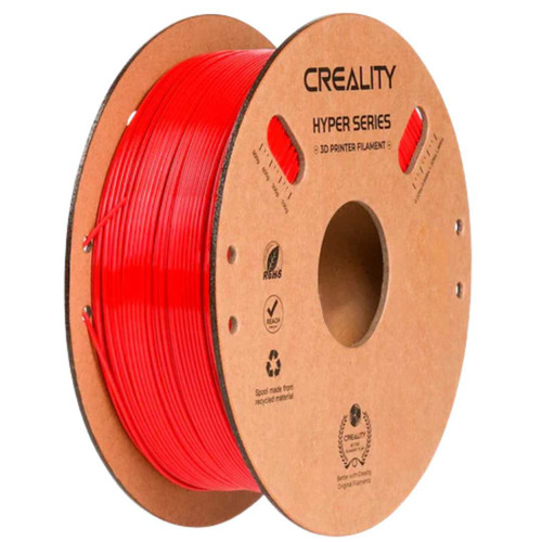 Creality Hyper PLA 3D Printer Filament 1.75mm, 1kg Spool, Up to 600mm/s High-Speed Printing, +/-0.03mm Accuracy, Compatible with Creality K1 Max Ender-5 S1, Anycubic, Prusa, Bambu, Red