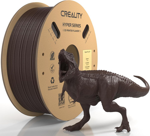 Creality Carbon Fiber Filament 4 Pack of 1.75mm - High-Speed 3D Printer Filament, 50-300mm/s, 1kg/2.2lbs Spool, Hyper PLA-CF with Dimensional Accuracy +/- 0.03mm - Ochre