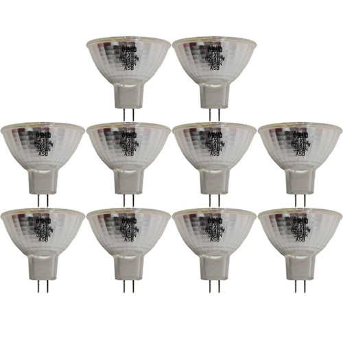 Ushio FXL 1000636 Halogen Reflector Lamp, MR16 JCR, 410W 82V, GY5.3 Base, 3300K