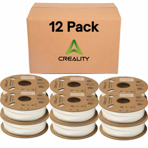 Creality Hyper PLA RFID White Filament 12 Pack 1.75mm 1kg High-Speed 600mm/s - 3301010405