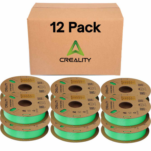 Creality Hyper PLA RFID Green Filament 12 Pack 1.75mm 1kg High-Speed 600mm/s - 3301010468