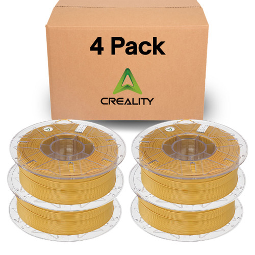 Creality Hyper PLA RFID Gold Filament 4 Pack 1.75mm 1kg High-Speed 600mm/s - 3301010459