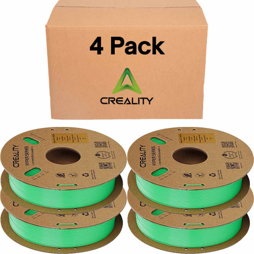 Creality Hyper PLA RFID Green Filament 4 Pack 1.75mm 1kg High-Speed 600mm/s - 3301010468