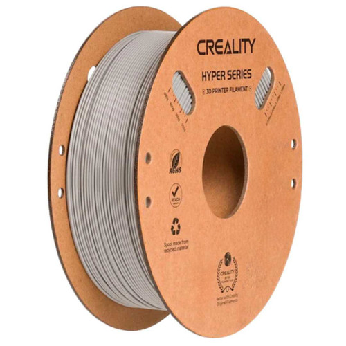 Creality Hyper PLA RFID Grey Filament 1.75mm 1kg High-Speed 600mm/s - 3301010466
