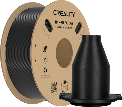Creality Hyper 1.75mm ABS Filament for High Speed 3D Printer - 1kg/2.2lbs per Spool - Black