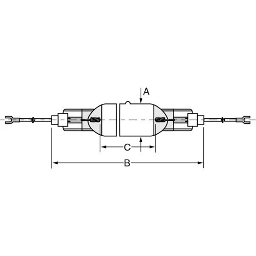 Ushio MHL-252L MHL metal halide UV lamp 5000788 2000W