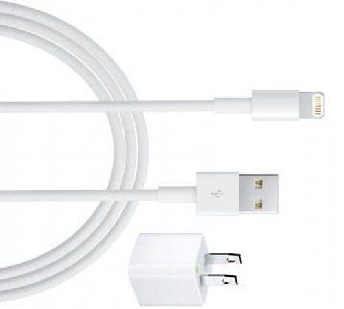 Jaspertronics™ Six Foot Long Length (2M) 8 Pin Connector to USB Charging Cable & Wall Block Combo Pack compatible with select iOS devices and Apple smartphones Jaspertronics™ Six Foot Long Length (2M) 8 Pin Connector to USB Charging Cable & Wall Block Combo Pack compatible with select iOS devices and Apple smartphones