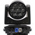 Jaspertronics™ 7x40W RGBW LED Bee Eye Moving Head Stage Spot Light with Beam/Wash/Zoom/Strobe Effects - Sound Activated for DJs, Stage, Church and More - 1 Pack