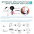 AirSkins - Stylish & Durable Decals for AirPods 4, Love In Cursive Design Earbuds & Case Skin, Scratch-Resistant, Precision Fit, Wireless Charging Friendly, Easy Application - 58 Designs Available