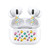 AirSkins - Stylish & Durable Decals for AirPods 4, Colorful Tunes Design Earbuds & Case Skin, Scratch-Resistant, Precision Fit, Wireless Charging Friendly, Easy Application - 58 Designs Available
