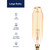 Jaspertronics™ Vintage Large LED Edison Bulbs 40W Equivalent, Decorative Dimmable Tube LED Bulbs with Amber Glass, 2000K Warm White, E26 Base, 7W 400LM, 82 High CRI, TT80/T24