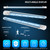 Jaspertronics™ 60W Germicidal UV-C 254nm High Bay Tube Light with Remote & Safety Sensors