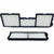 Replacement Air Filter Set for the Panasonic PT-VX505NEA Projector