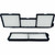 Replacement Air Filter Set for the Panasonic PT-VX510 Projector