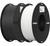Creality Ender PLA Filament 1.75mm 2 Roll Bundle  - 1 Black Roll & 1 White Roll – No-Tangle, Eco-Friendly, Strong Bonding, Universal 3D Printer Fit