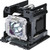 Jaspertronics™ OEM 581112216-SVV Lamp & Housing for Vivitek Projectors with Philips bulb inside - 240 Day Warranty