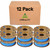Creality Hyper PLA 3D Printer Filament 12 Pack - 1.75mm, 1kg Spool, Up to 600mm/s High-Speed Printing, +/-0.03mm Accuracy, Compatible with Creality K1 Max Ender-5 S1, Anycubic, Prusa, Bambu, Blue