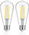 Jaspertronics™ Dusk to Dawn Outdoor Sensor ST19 LED Light Bulb, 8W (100W Eqv.), 1400LM,Vintage Filament E26 Base, Auto On/Off Photocell Automatic for Energy-Efficient Outdoor Lighting, 5000K Soft White, 2Pack