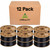 Creality Hyper 1.75mm ABS Filament 12 Pack for High Speed 3D Printer - 1kg/2.2lbs per Spool - Black
