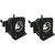 Jaspertronics™ OEM Lamp & Housing TwinPack for The Panasonic PT-DW830ELK Projector with Original High-Quality bulb inside - 240 Day Warranty