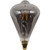 Jaspertronics™ Vintage Oversized LED Edison Bulbs 40W Equivalent, Decorative Dimmable LED M-Type Filaments Bulbs with Smoke Glass, 2200K Warm White, E26 Base, 7W, 350LM, ST164