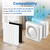 Jaspertronics 3304899-Filter Air Purifier Replacement Filter 4 filters + 4