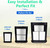 Jaspertronics HRF-R3 Air Purifier Replacement Filter 3 Pack Compatible