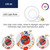 Jaspertronics™ G125 Frosted Decorative Dimmable Globe LED Edison Bulbs - 2700K Soft White, 7W (40W Equivalent), 600LM, E26 Base, CRI90, Energy-Efficient Accent Lighting for Indoor Use