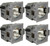 Original Retail Lamp & Housing for The CLM HD8 (4-pack) Projector - 1 Year Warranty