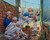 Watch the High Inside Pitch by Andy Thomas - Canvas Giclee Limited Edition Artist Proof 50 - 24 x 30