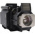 Jaspertronics™ OEM Lamp & Housing for The Epson Powerlite G5450WU Projector with Ushio bulb inside - 240 Day Warranty