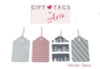Copenhagen Card Gift Tag Set - 4 tags