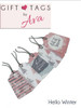 Hello Winter Card Gift Tag Set - 5 tags