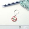 Right Red & Black Stitch Marker
