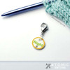Right Gold & Green Stitch Marker