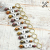 Mixed Copper Numbered Counting Stitch Markers 1-10 (set of 10)