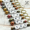 Mixed Copper Numbered Counting Stitch Markers 10-100 (set of 10)