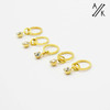 18k Gold Crystal Bejewelled Stitch Markers - set of 5