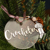 'Crocheter' Tree Decoration with Stitch Marker