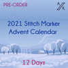 2021 MINI Stitch Marker Advent HALF Calendar - 12 Days | 16 Special Markers