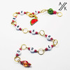 **SECONDS**Watermelon Gold Numbered Chain 99 Row Counter
