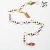 **SECONDS**Watermelon Gold Numbered Chain 99 Row Counter