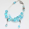 Aqua Moonstone Counting Abacus Bracelet Row Counter