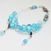 Aqua Moonstone Counting Abacus Bracelet Row Counter
