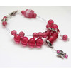 Raspberry Butterfly Counting Abacus Bracelet Row Counter